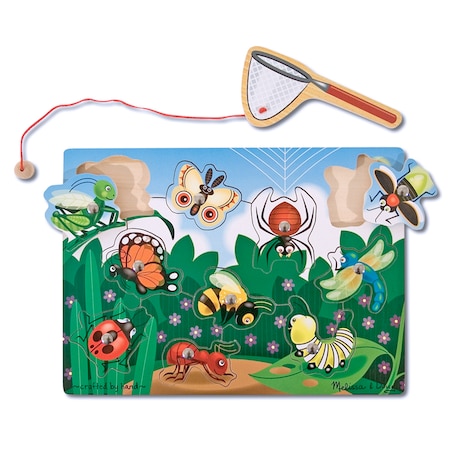 Melissa & Doug Bug Catching Magnetic Puzzle Game 3779